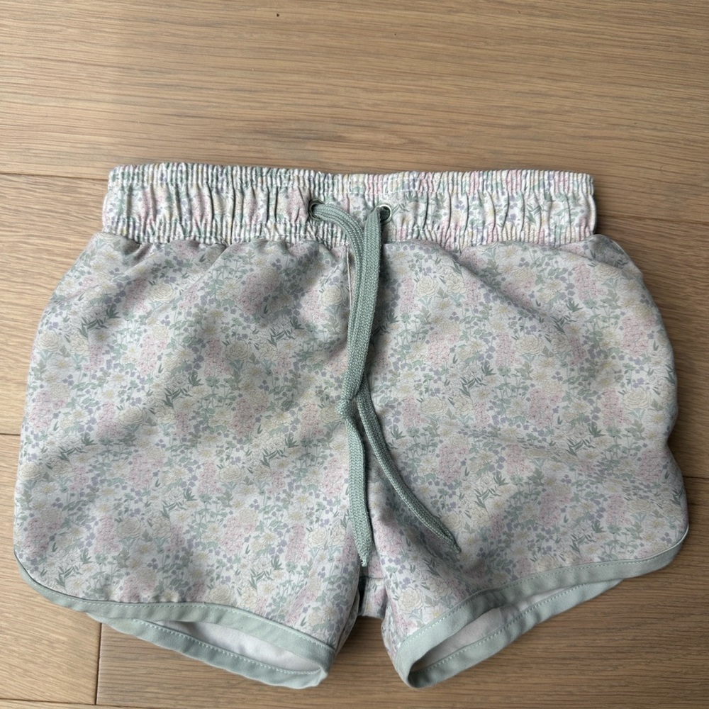 Kids Floral Swim Trunks